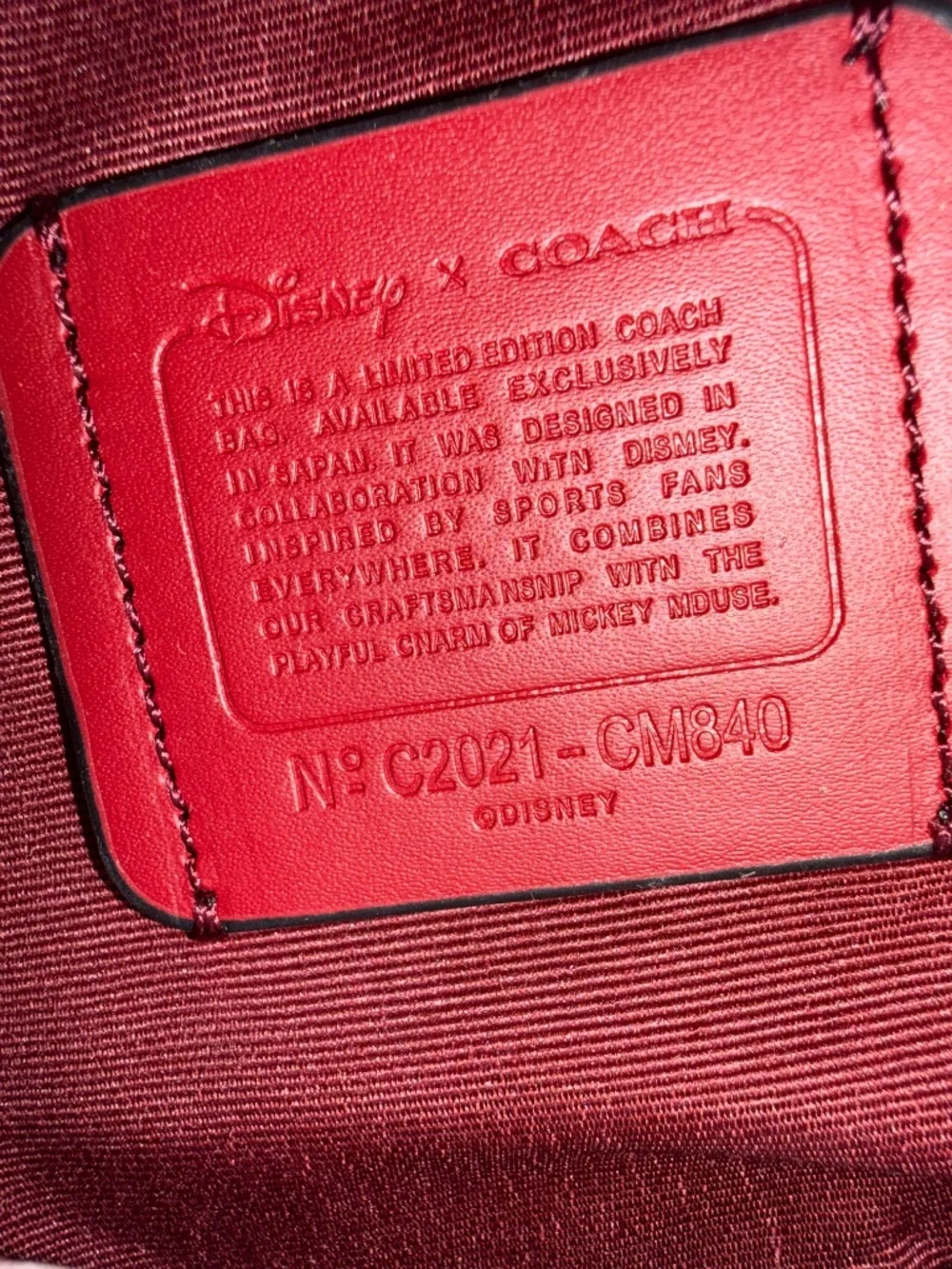 Coach X Disney Mickey Mouse Handbag - Picture 2 of 10